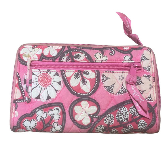 Vera Bradley Turnlock Wallet in Blush Pink - Picture 2 of 11